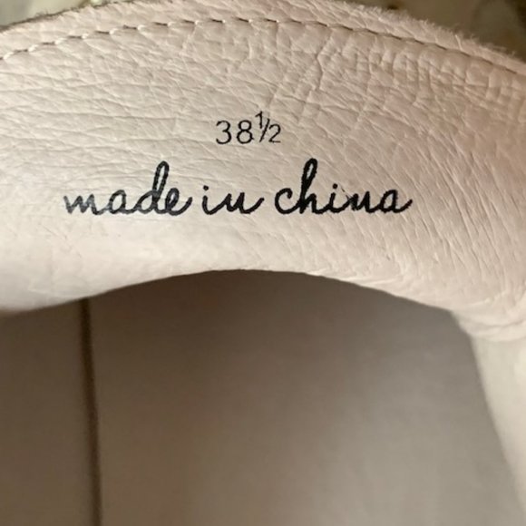 Joie Leather Suede Snakeskin Effect Low-Top Sneakers Sz 8,5 - Picture 10 of 13